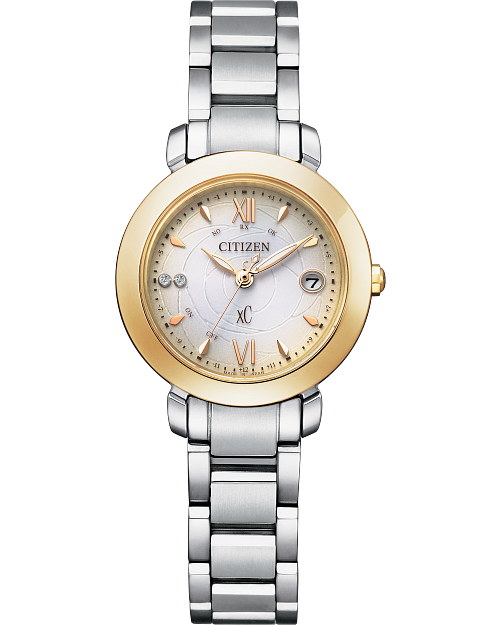 Citizen xC Silver Tone Dial Super Titanium Bracelet ES9447 51A